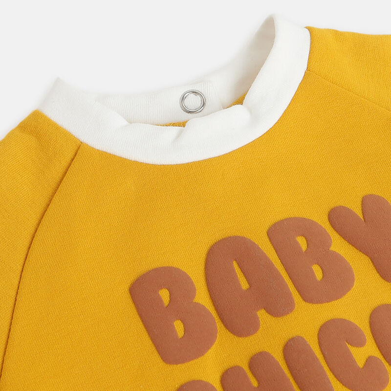 Infants Printed Sweatshirt with Long Pants image number null
